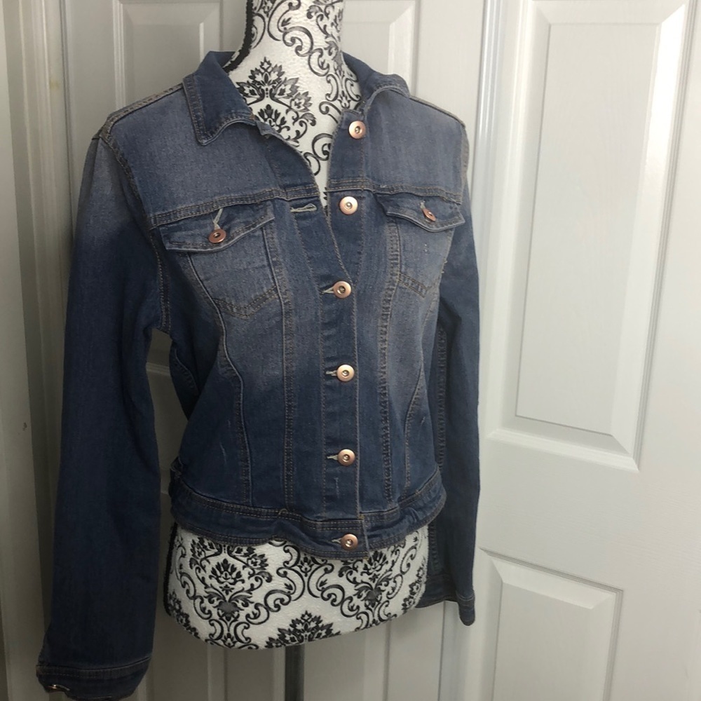 Love Tree Jean Jacket Medium Wash M